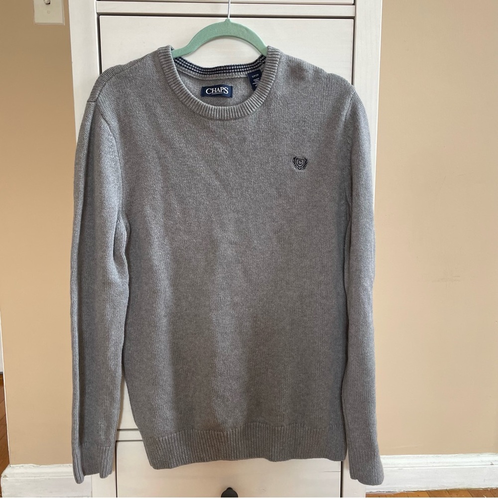 Chaps Gray Men's Sweater